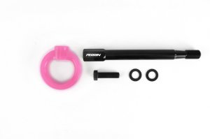 Subaru Impreza Tow Hook Kit - Front - Perrin Performance - Hyper Pink - `08-`11
